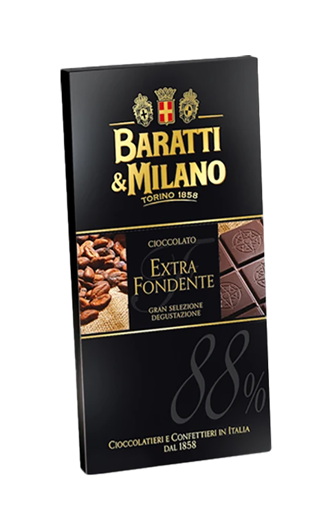 BARATTI & MILANO 75g Extra horká čok.88%