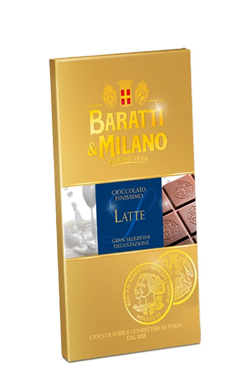BARATTI & MILANO 75g Mliečna čokoláda Gold