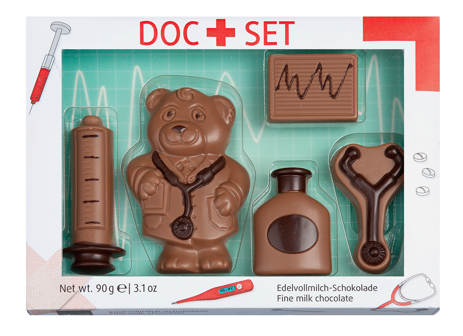 BAUR Čokoládový Set "Doktor" 90g