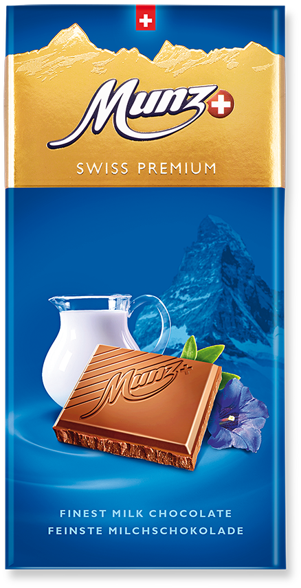 MUNZ Swiss Premium Milk Mliečna Čok. 100g