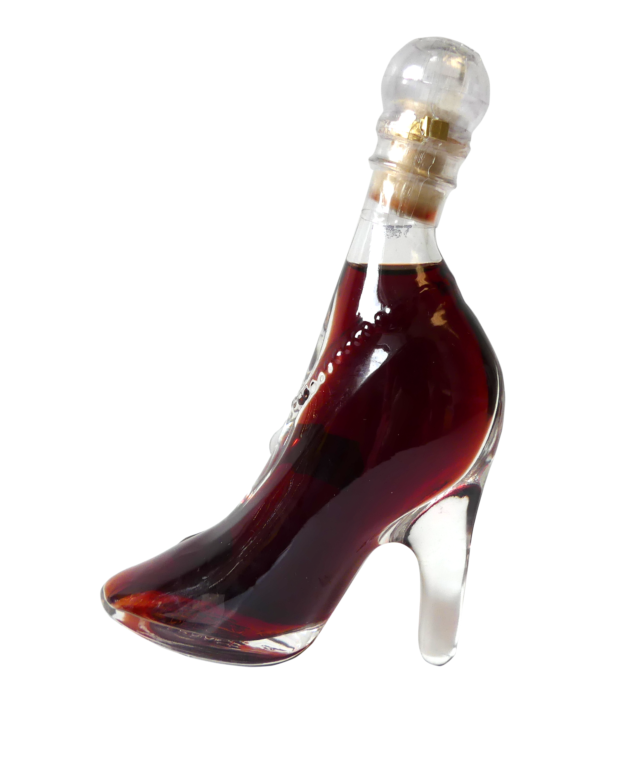 Nannerl liqueur Lesné fruit in bottle "Glass horseshoe" 0.04l - miniature