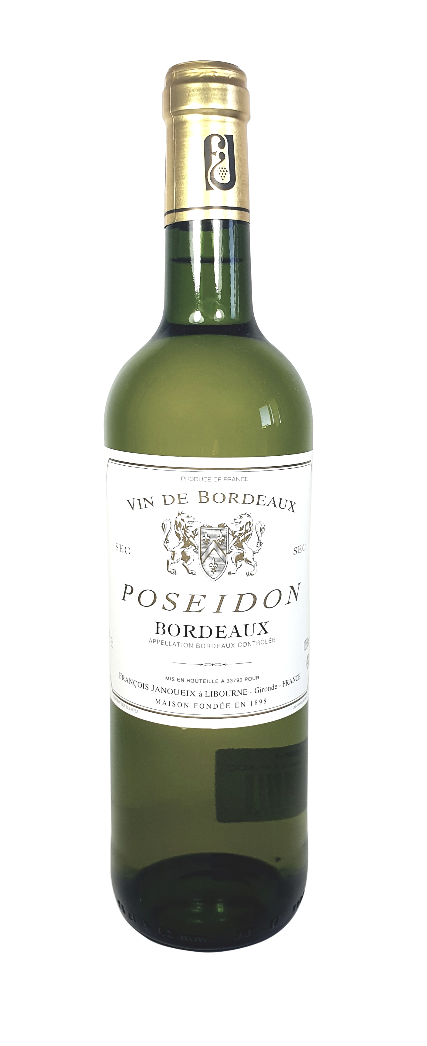 Poseidon 2019 AOC Bordeaux suché biele víno