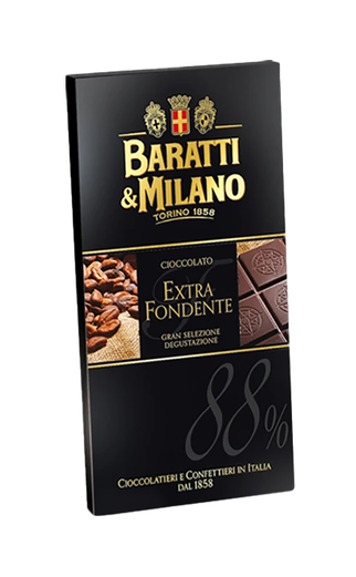 BARATTI & MILANO 75g Extra horká čok.88%