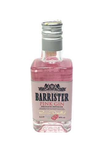 Barrister Pink Gin - miniatúrka