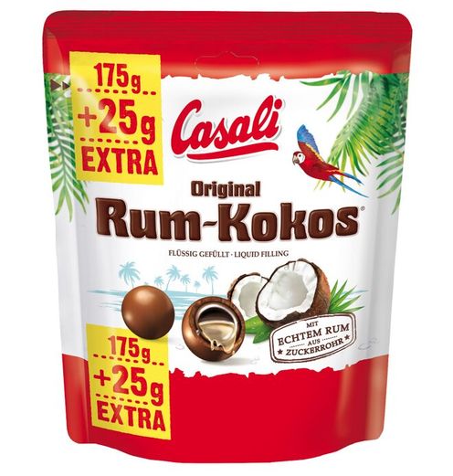 CASALI Kokosové guličky Rum-Kokos 175g + 25g extra