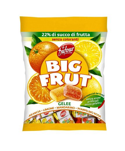 DUFOUR BIG FRUT ŽELÉ cukríky Citrusové 150g