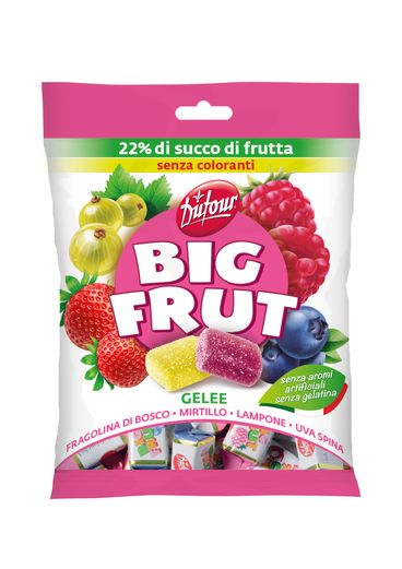 DUFOUR BIG FRUT ŽELÉ cukríky Lesné ovocie 150g