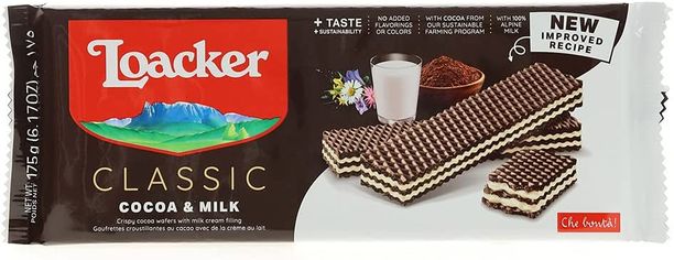 LOACKER Classic 175g Cocoa & Milk