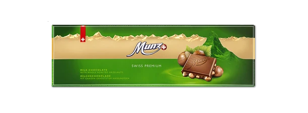 MUNZ Swiss Premium Milk + Hazelnut 300g