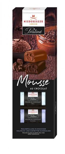 NIEDEREGGER Praliné Mousse Au Chocolat 100g