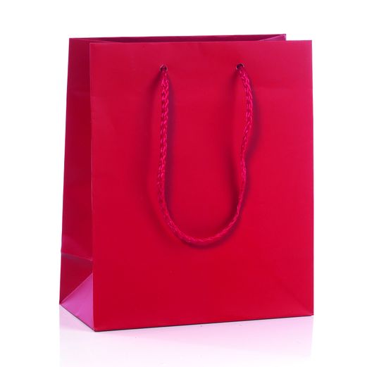 PNP - papierová taška červená matná XXL