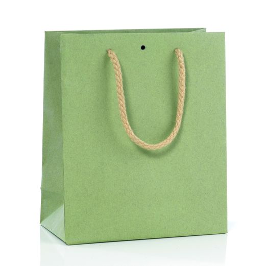 PNP - papierová taška šalviova zelená-veľká