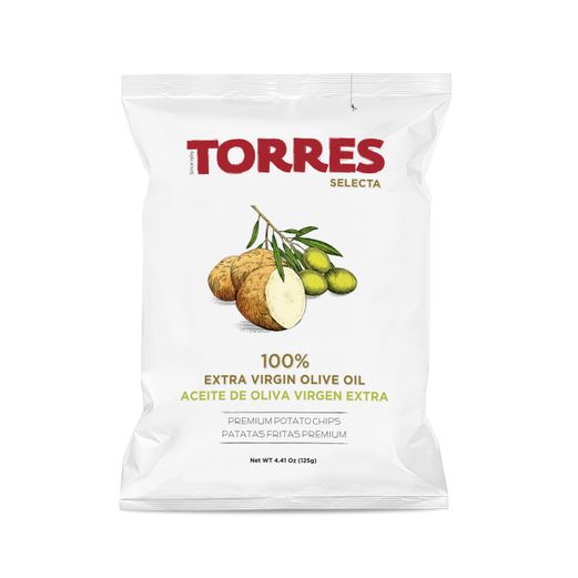 TORRES Zemiakové lupienky so 100% extra panenským olivovým olejom 125g