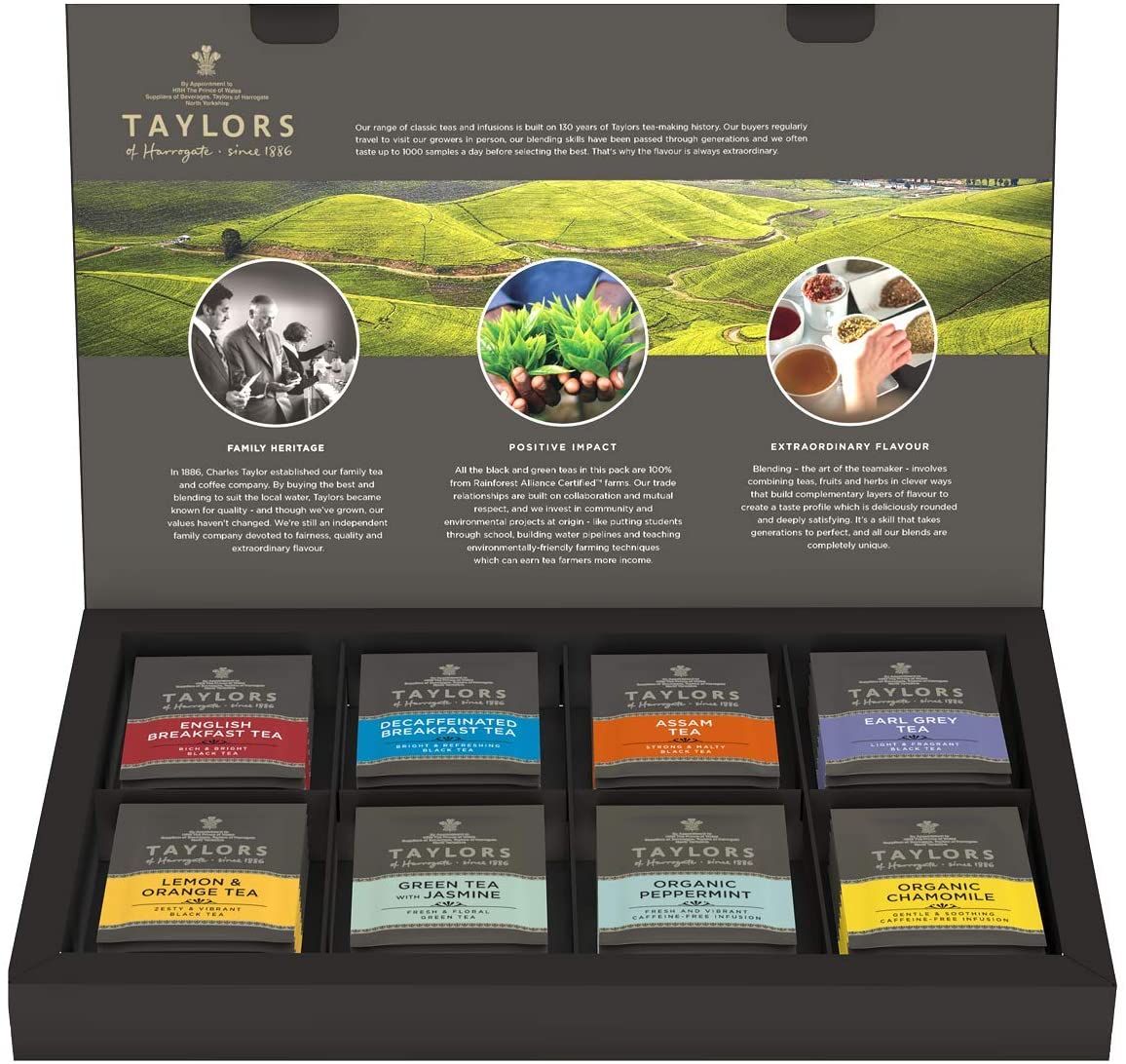 Taylors Čajová kolekcia 8 vybraných druhov čajov
