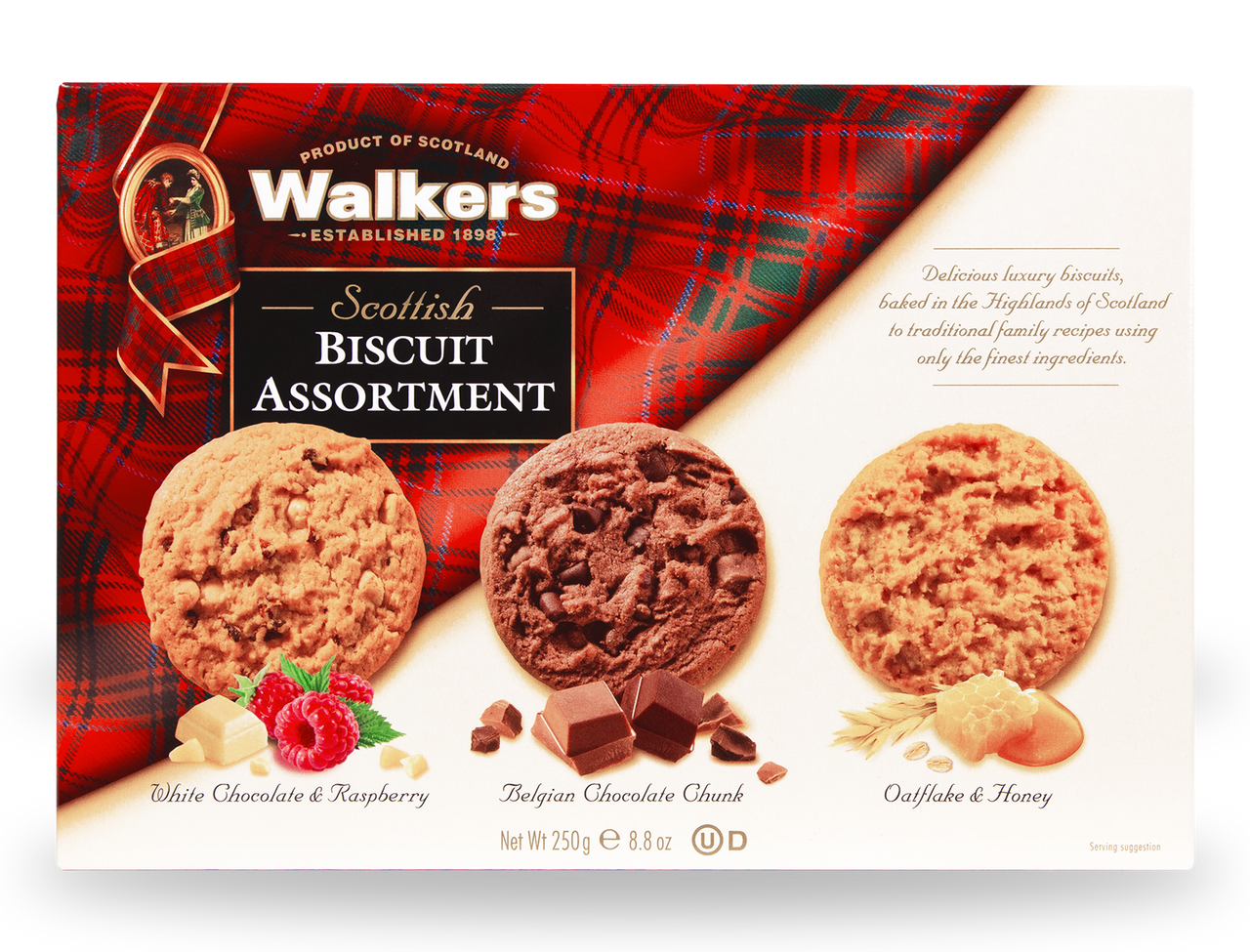 WALKERS Výber škótskych maslových sušienok 250g